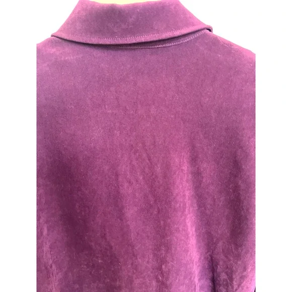 Vintage Briggs NY Womens Velvet Moleskin Button Blouse Jacket Size‎ L Grannycore - Picture 9 of 14